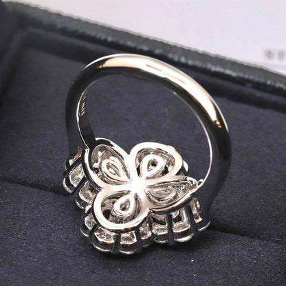 [Mystic Crown]LOOP RING FULL MOTIF DIAMOND 16MM SILVE