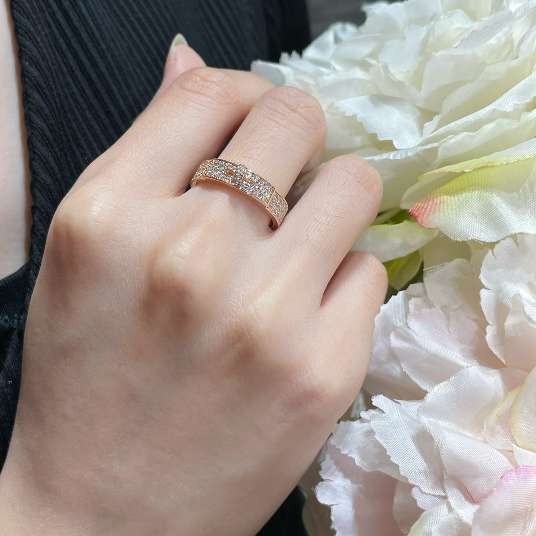 [Mystic]KELLY PINK GOLD DIAMOND RING