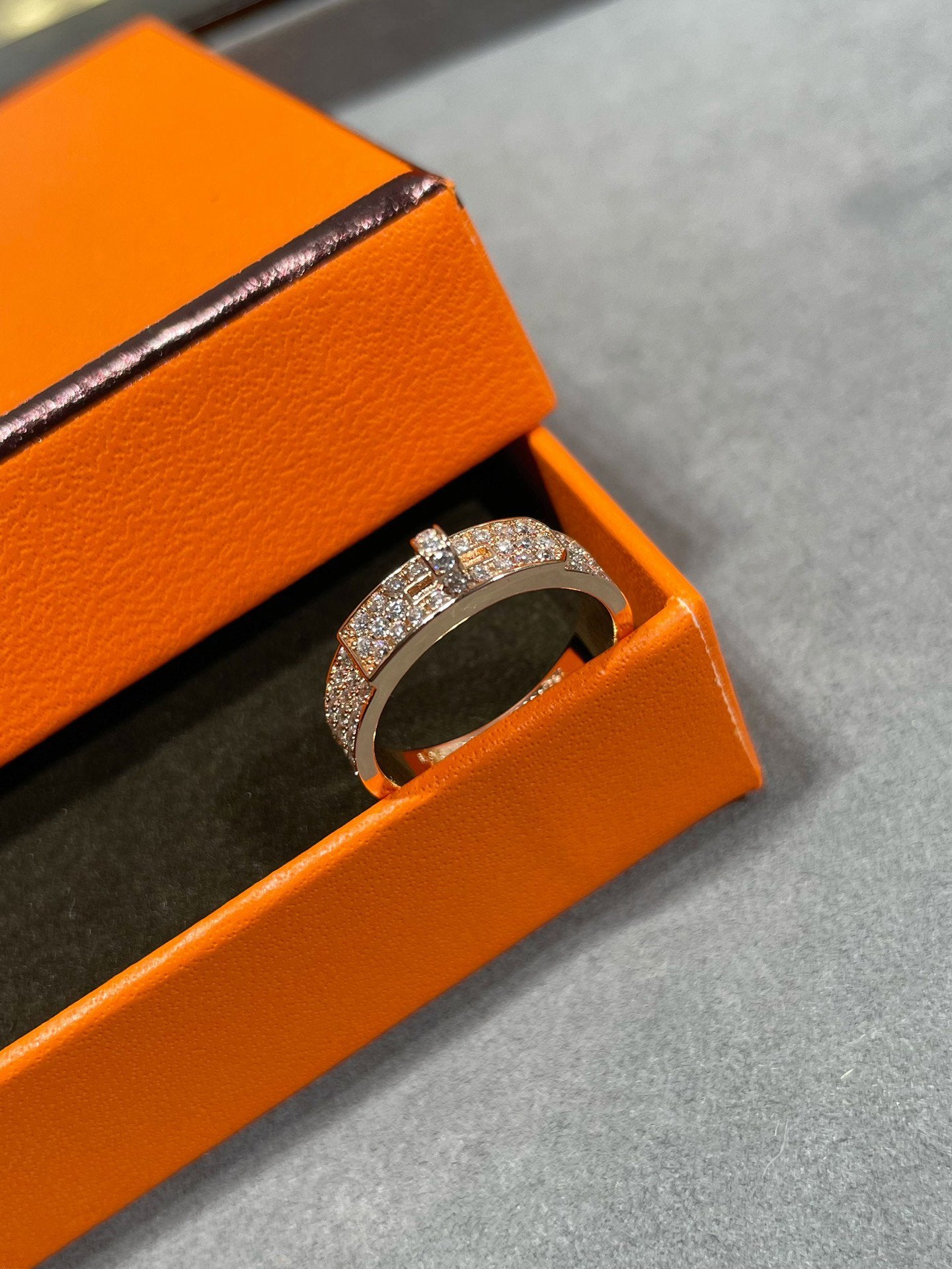 [Mystic]KELLY PINK GOLD DIAMOND RING