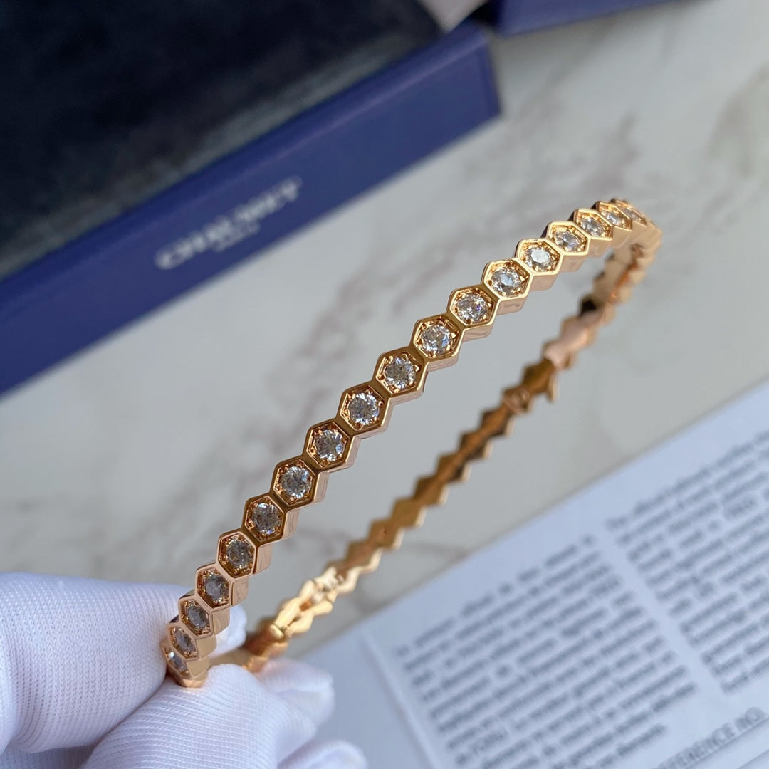 [Mystic]BEE LOVE GOLD BRACELET FULL DIAMOND
