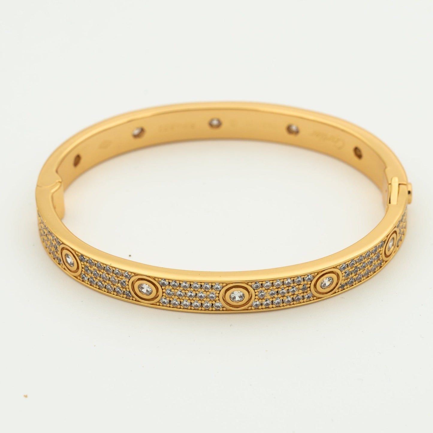 [Mystic]LOVE BRACELET 6.1MM DIAMOND-PAVED 10 BIG DIAMONDS