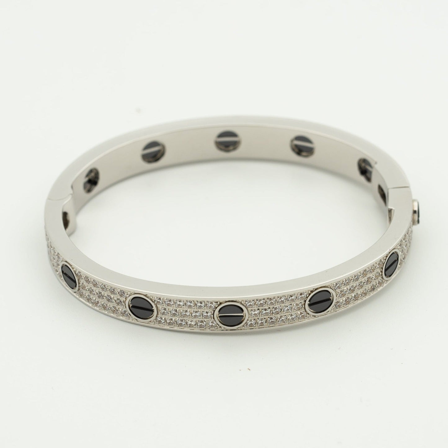 [Mystic Crown]LOVE BRACELET 6.1MM DIAMOND-PAVED CERAMIC