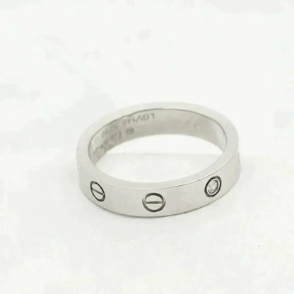[Mystic]LOVE RING 4MM 1 DIAMOND SILVER