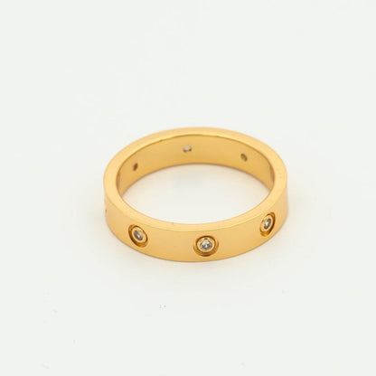 [Mystic]LOVE RING 3.6MM 8 DIAMONDS