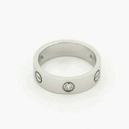 [Mystic Crown]LOVE RING 5.5MM 3 DIAMONDS SILVER