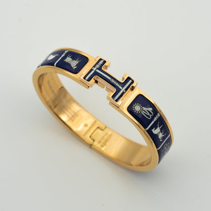 [Mystic]H BRACELET BLUE CERAMIC