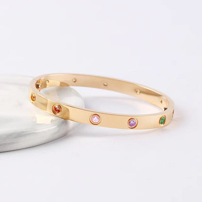 [Mysitc] 2026 RAINBOW LOVE BRACELET 6.1MM  10 DIAMONDS