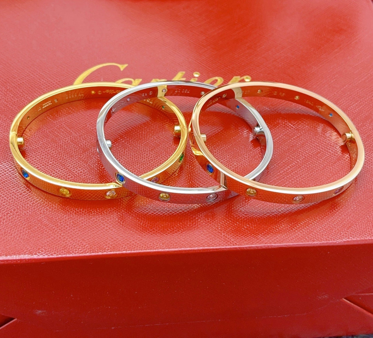 [Mysitc] 2026 RAINBOW LOVE BRACELET 6.1MM  10 DIAMONDS