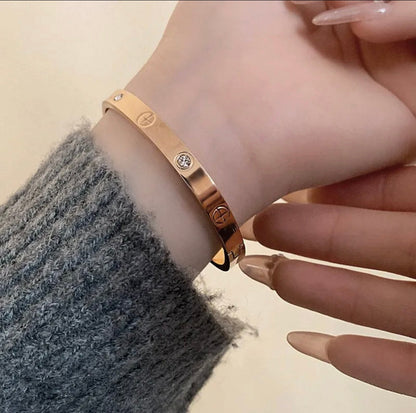 [Mysitc] 2026 RAINBOW LOVE BRACELET 6.1MM  10 DIAMONDS