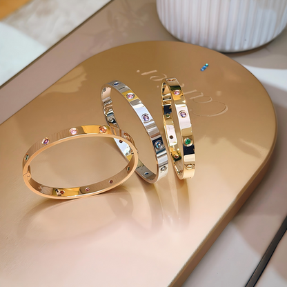 [Mysitc] 2026 RAINBOW LOVE BRACELET 6.1MM  10 DIAMONDS