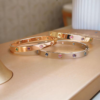 [Mysitc] 2026 RAINBOW LOVE BRACELET 6.1MM  10 DIAMONDS