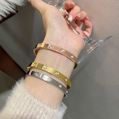 [Mysitc] 2026 RAINBOW LOVE BRACELET 6.1MM  10 DIAMONDS
