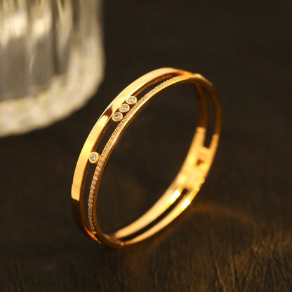 [Mysitc] Move Romane Diamond Bangle Bracelet
