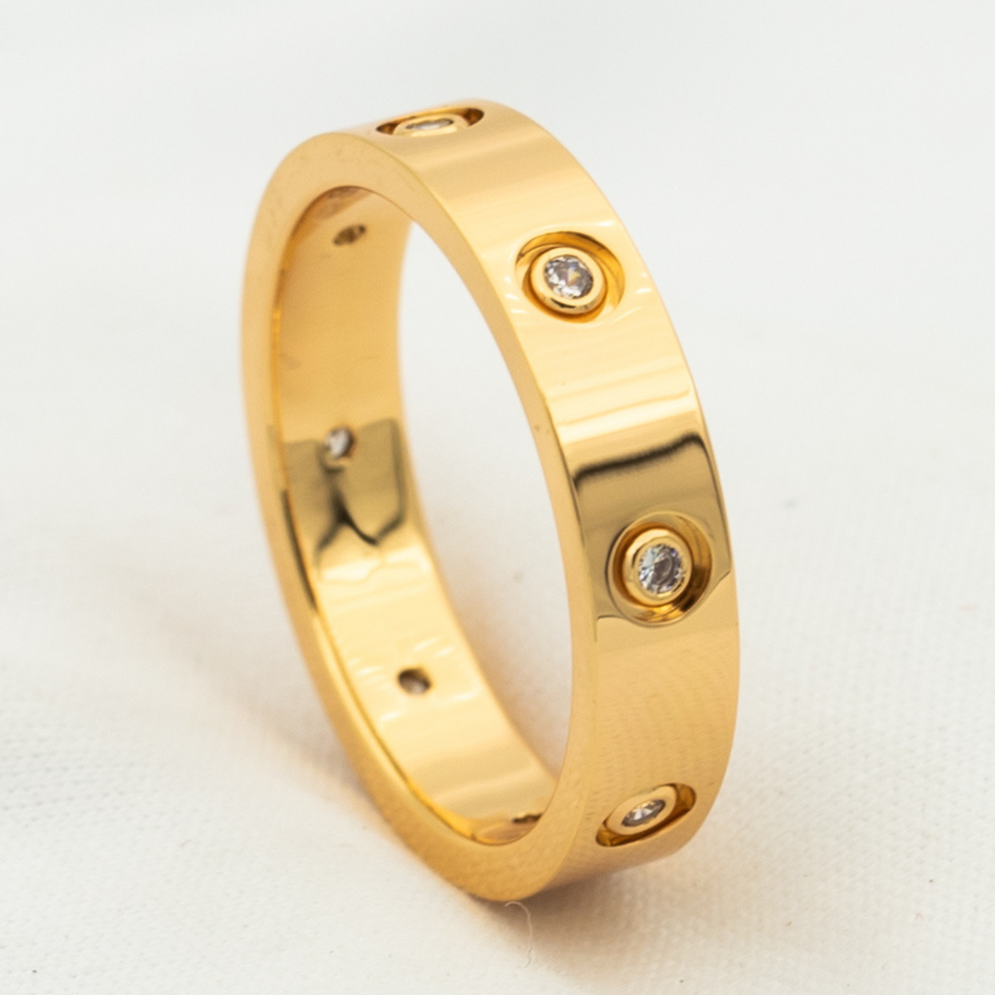 [Mystic]LOVE RING 3.6MM 8 DIAMONDS