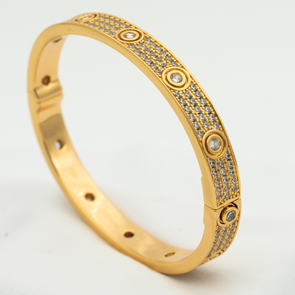 [Mystic]LOVE BRACELET 6.1MM DIAMOND-PAVED 10 BIG DIAMONDS