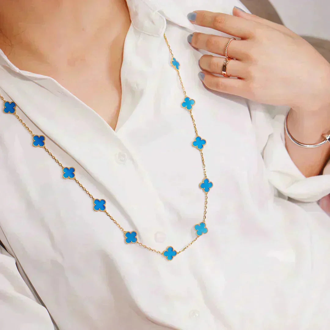 [Mystic]CLOVER 20 MOTIFS TURQUOISE GOLD