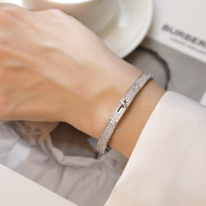 [Mystic]KELLY BRACELET DIAMOND PAVED