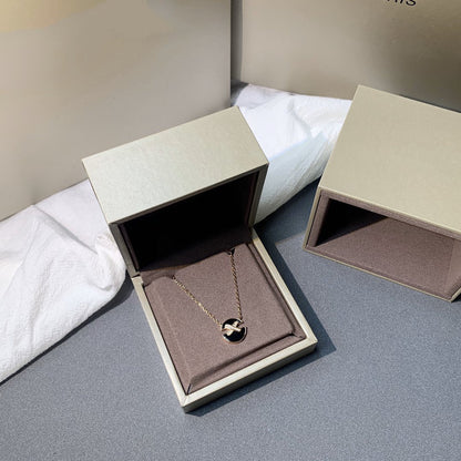 [Mystic]JEUX DE PINK GOLD DIAMOND NECKLACE