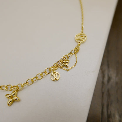 [Mystic]BLOOMING SUPPLE NECKLACE BRASS