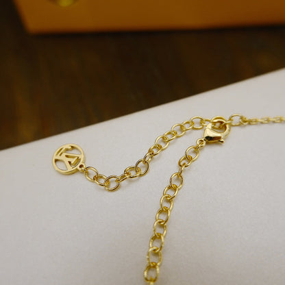 [Mystic]BLOOMING SUPPLE NECKLACE BRASS