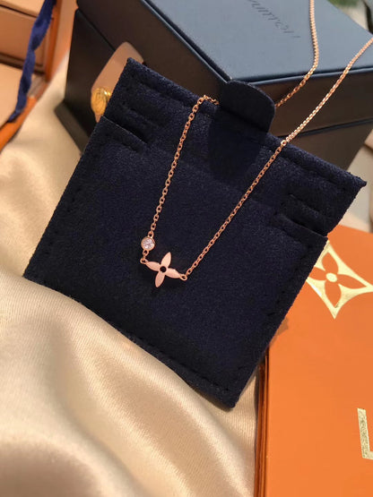 [Mystic]BLOSSOM PENDANT PINK GOLD AND DIAMOND