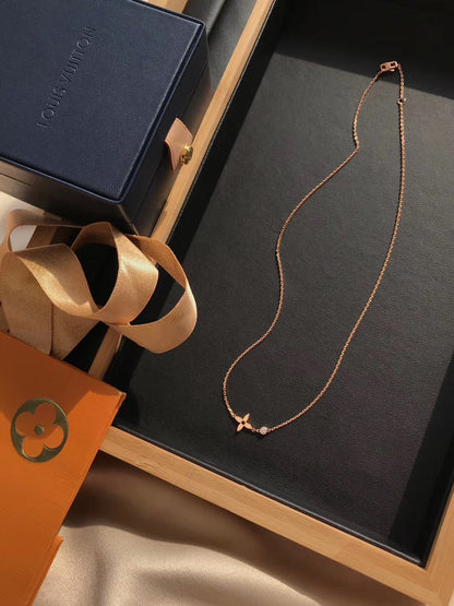 [Mystic]BLOSSOM PENDANT PINK GOLD AND DIAMOND