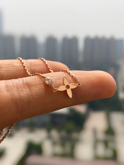 [Mystic]BLOSSOM PENDANT PINK GOLD AND DIAMOND