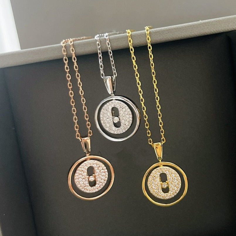 [Mysitc]  MOVER PM PAVED NECKLACE