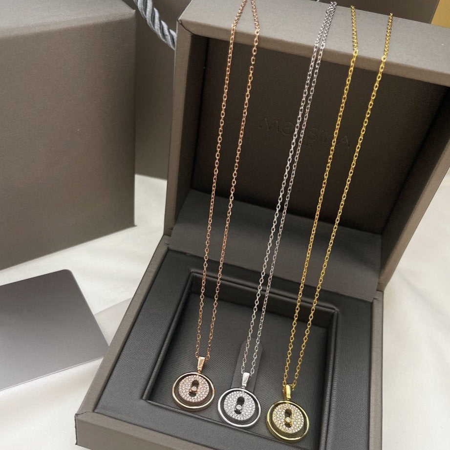 [Mysitc]  MOVER PM PAVED NECKLACE