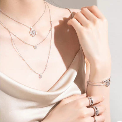 [Mysitc]  MOVER PM PAVED NECKLACE