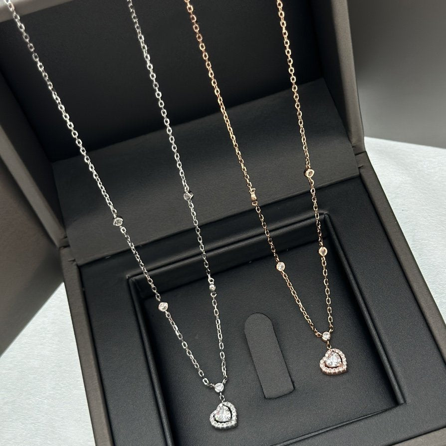 [Mysitc] JOY HEART DIAMOND NECKLACE