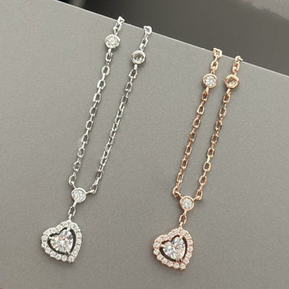 [Mysitc] JOY HEART DIAMOND NECKLACE