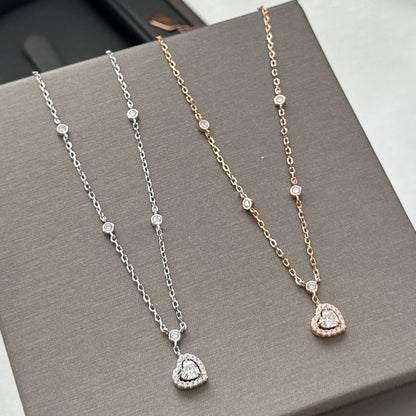 [Mysitc] JOY HEART DIAMOND NECKLACE