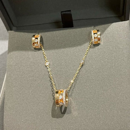 [Mysitc] CHAIN MOVE ROMANE PEDAND NECKLACE