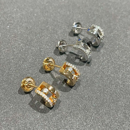 [Mysitc] MOVE ROMANE EARRINGS DIAMOND