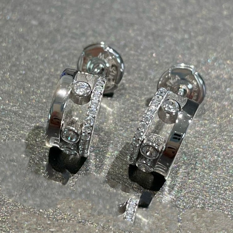 [Mysitc] MOVE ROMANE EARRINGS DIAMOND