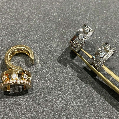 [Mysitc] MOVE ROMANE EARRINGS DIAMOND