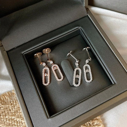 [Mysitc] DORMEUSES MOVE UNO DIAMOND EARRINGS