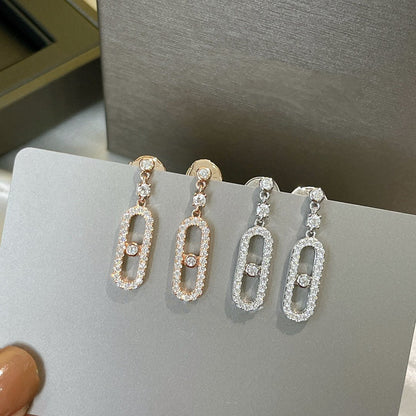 [Mysitc] DORMEUSES MOVE UNO DIAMOND EARRINGS