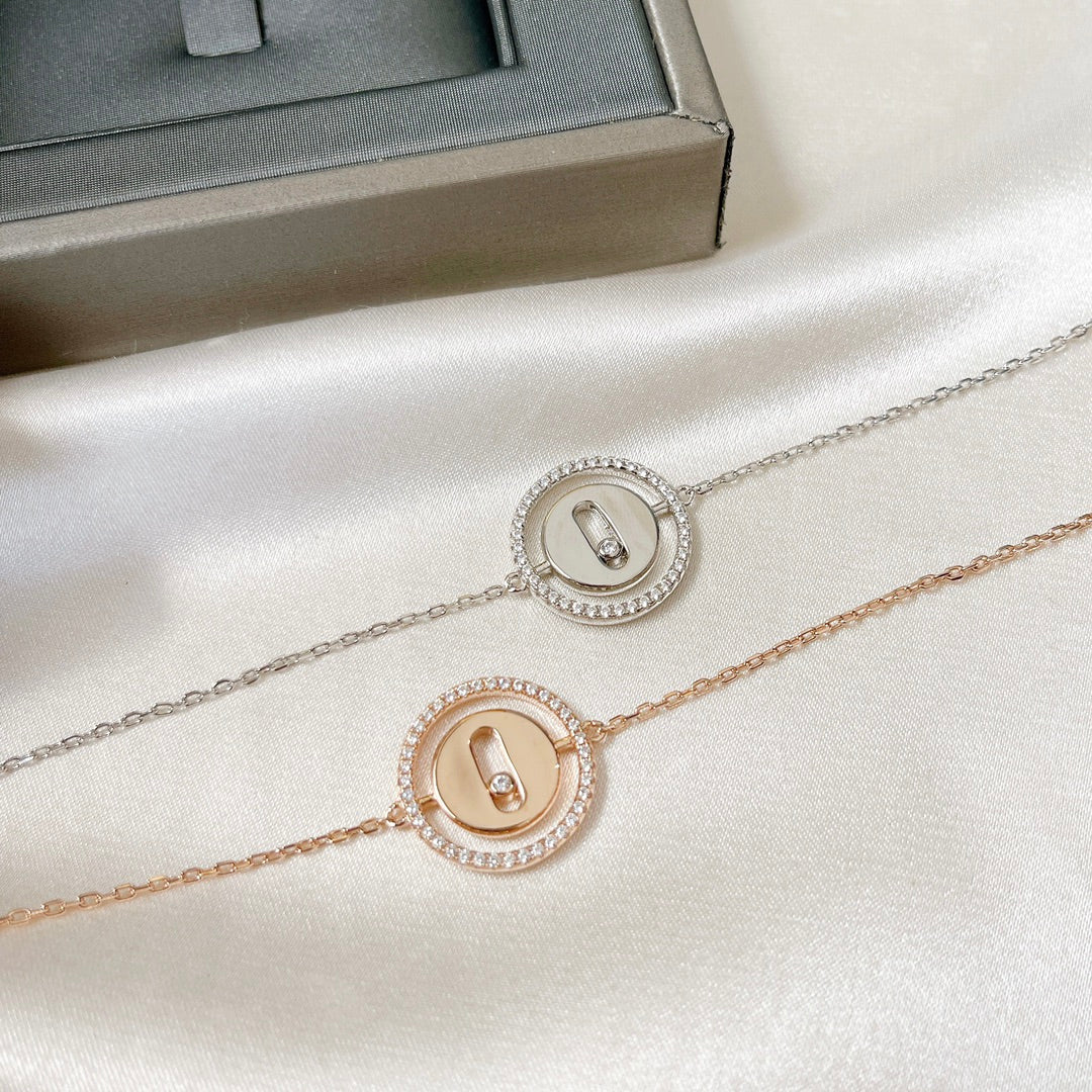 [Mysitc]  MOVE PAVED DIAMOND BRACELET
