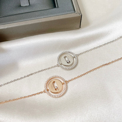 [Mysitc]  MOVE PAVED DIAMOND BRACELET