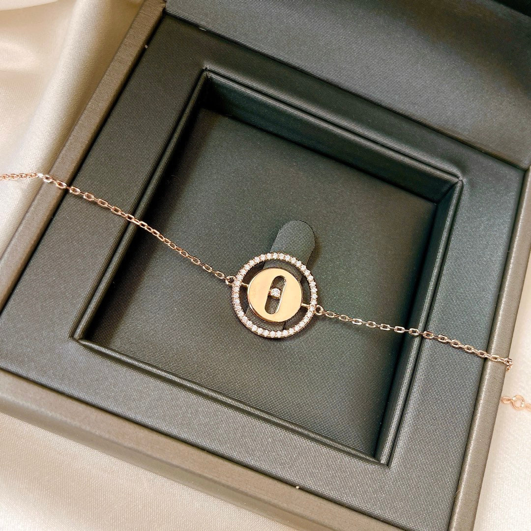 [Mysitc]  MOVE PAVED DIAMOND BRACELET