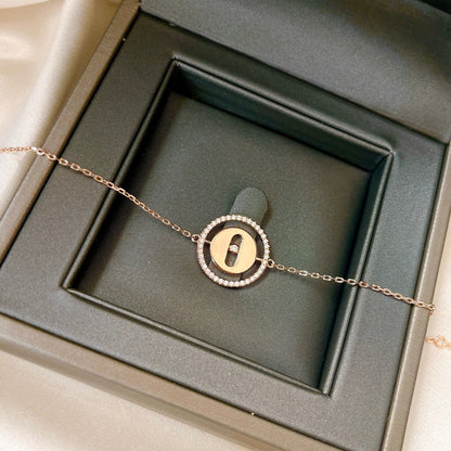 [Mysitc]  MOVE PAVED DIAMOND BRACELET