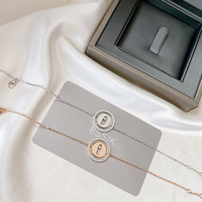 [Mysitc]  MOVE PAVED DIAMOND BRACELET