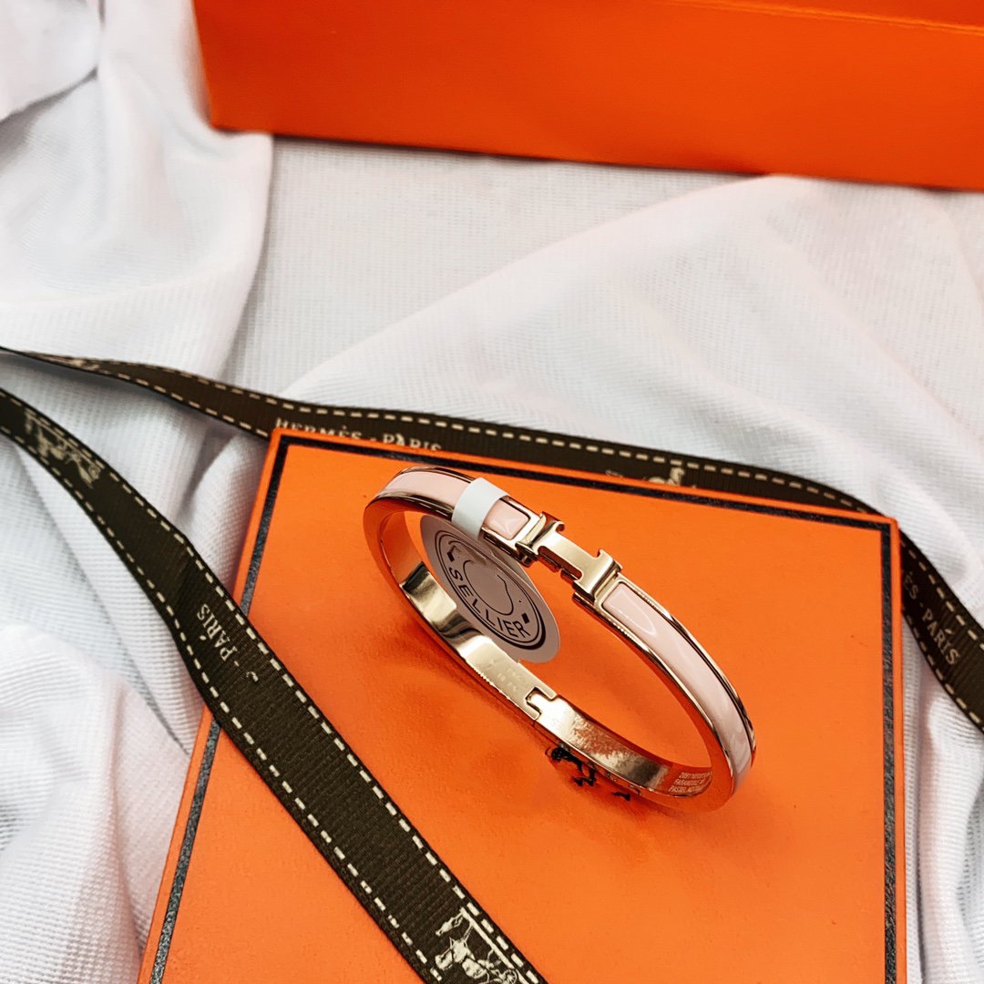 [Mystic]CLASSIC HM CLIC  PINK 8MM ENAMEL BRACELET