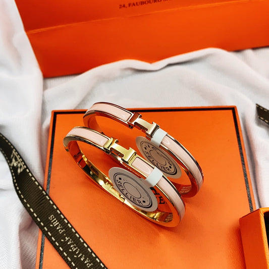 [Mystic]CLASSIC HM CLIC  PINK 8MM ENAMEL BRACELET