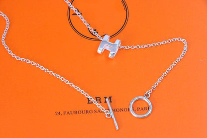 [Mystic]HM NECKLACE H LETTER OVAL SERIES