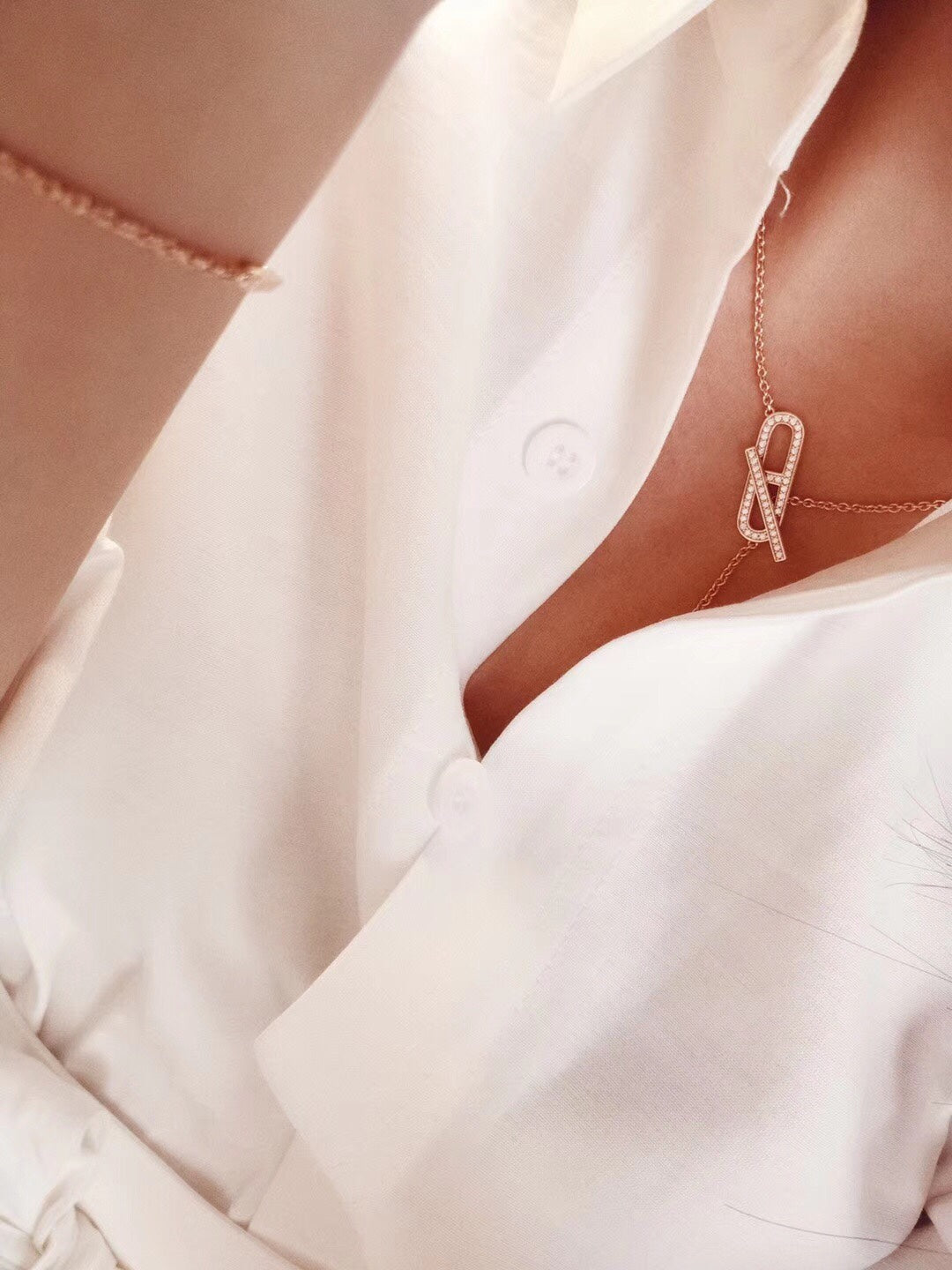 [Mystic]HM FIRE PIG NOSE NECKLACE TRENDY STREET