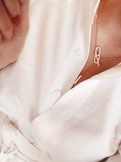 [Mystic]HM FIRE PIG NOSE NECKLACE TRENDY STREET