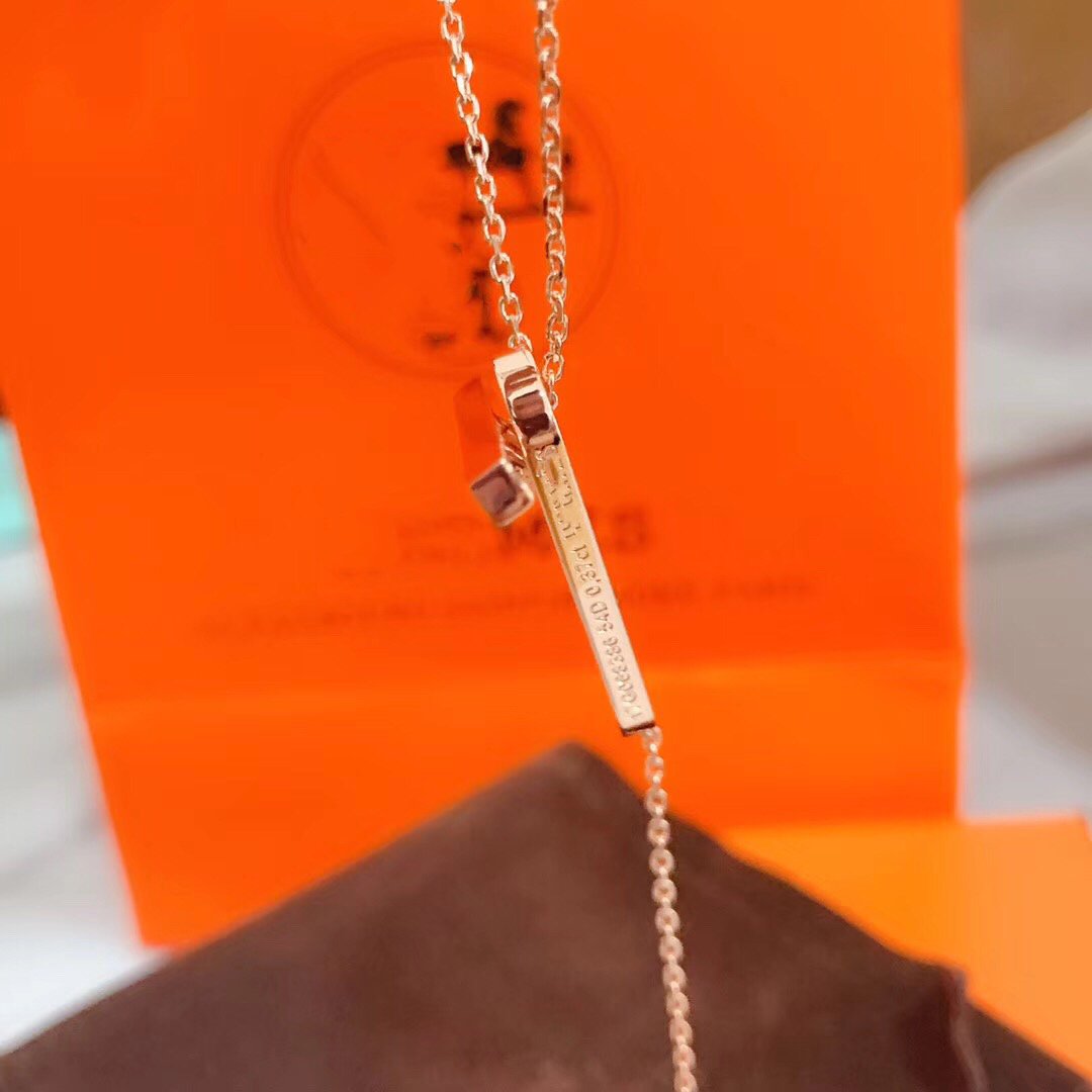 [Mystic]HM NECKLACE PLATINUM ROSE GOLD DIAMOND